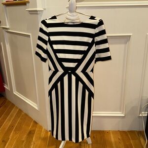 Black-and-white striped dress, size 6